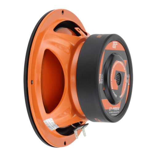 GT Audio GT-MB6/4 – Woofer 16,5cm 4Ohm 80w RMS Component Midbass Speaker