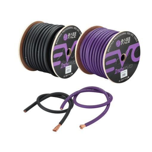 Cavo Alimentazione 2 awg 35 mmq – Positivo – EVO-P2P – Puro rame OFC – Bobina 30 m