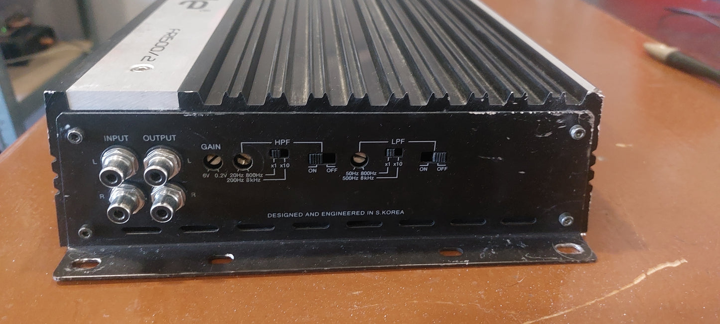 Car audio amplifier Pride FR1500/2 – 1500W x 2 full range channel USATO