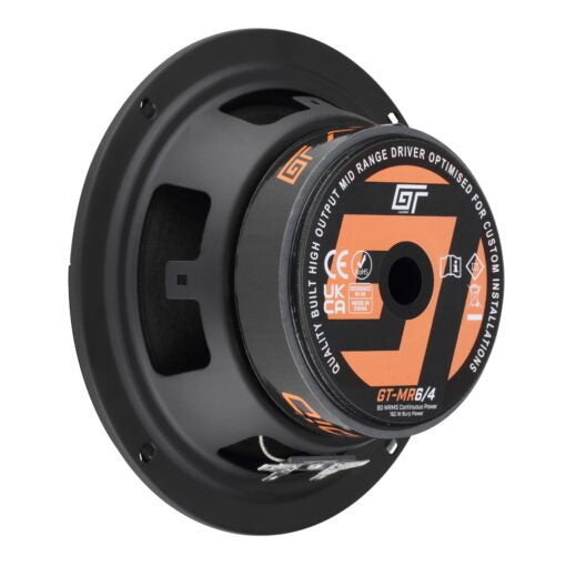 GT-MR6/4 Midbass 16,5 cm GT-AUDIO 1X4Ohm SVC 80WRMS Quality Built High Output Mid Range