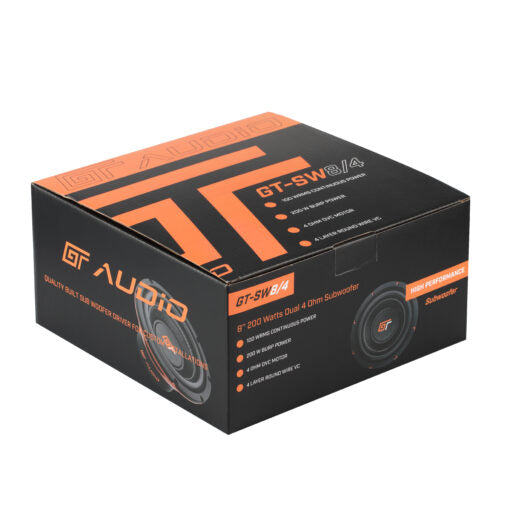GT-SW8/4 Subwoofer 20 cm GT audio 2×4 ohm 100w rms
