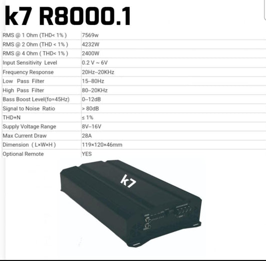 amplificatore k7