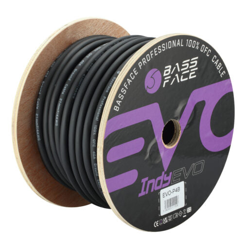 Cavo Alimentazione 4 awg 21 mmq – Negativo – EVO-P4b – Puro rame OFC – Bobina 30 m