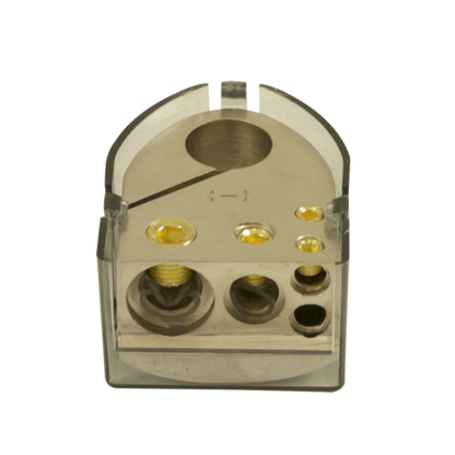 Morsetto negativo per batteria PBTN.1- 1x 0 awg – 1x 4 awg – 2x 8awg