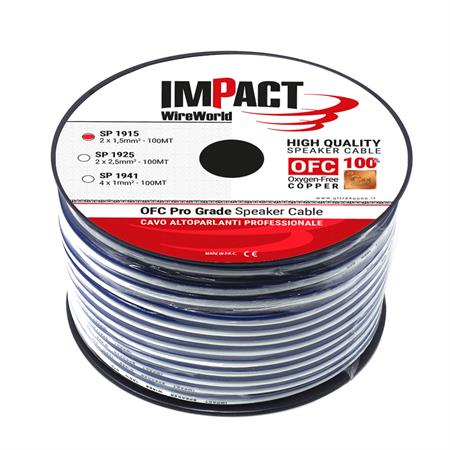 Bobina Cavo Altoparlante OFC 2x1,5mmq- 100 mt