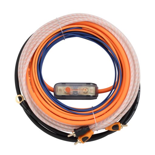 VOLT/8 – Kit cavi 8,5mmq per amplificatori – High Quality 8 awg 469 strand